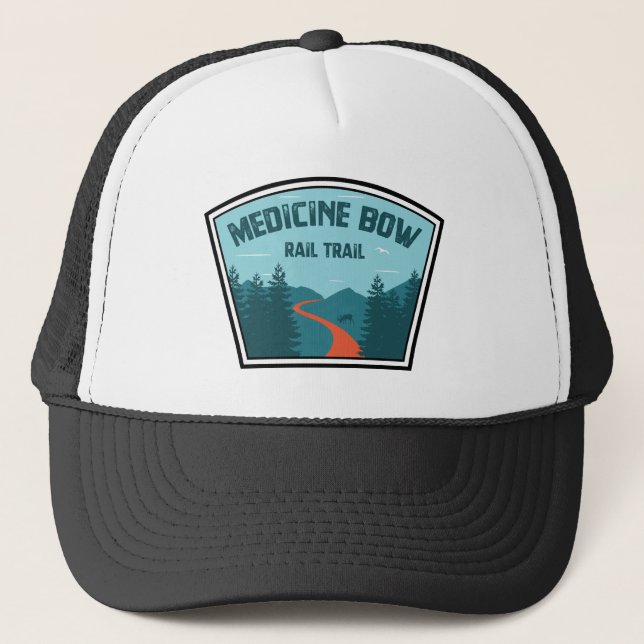 Medicine Bow Rail Trail Trucker Hat (Front)