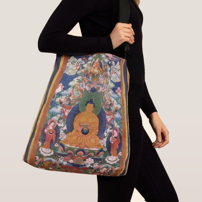 Medicine Buddha Crossbody Bag (Close Up)