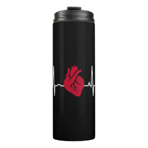 Medicine Doctor Paramedic Nurse Gift Love Cardiogr Thermal Tumbler