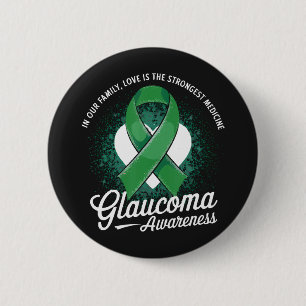 Medicine Glaucoma Awareness 6 Cm Round Badge