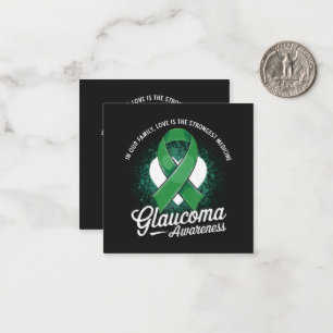 Medicine Glaucoma Awareness Card