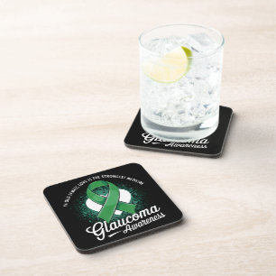 Medicine Glaucoma Awareness Coaster