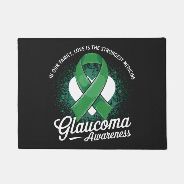 Medicine Glaucoma Awareness Doormat (Front)