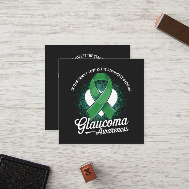 Medicine Glaucoma Awareness Loyalty Card (Front/Back In Situ)