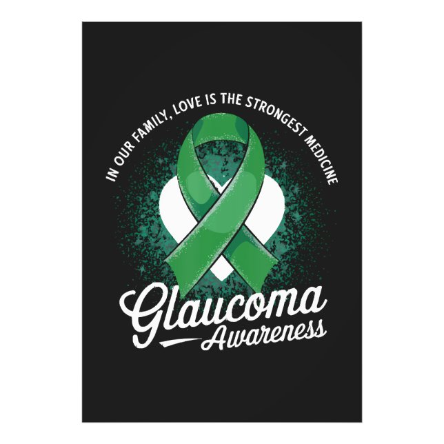 Medicine Glaucoma Awareness Photo Print (Front)