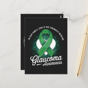 Medicine Glaucoma Awareness Postcard