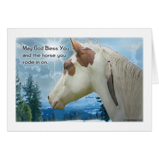 Medicine Hat Horse Blessing (Front Horizontal)