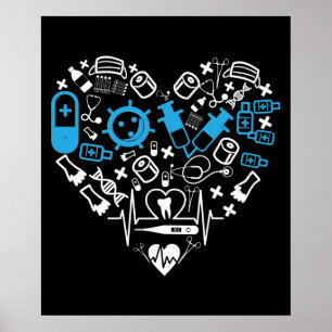 Medicine - Heart From Medicine Equipment Poster