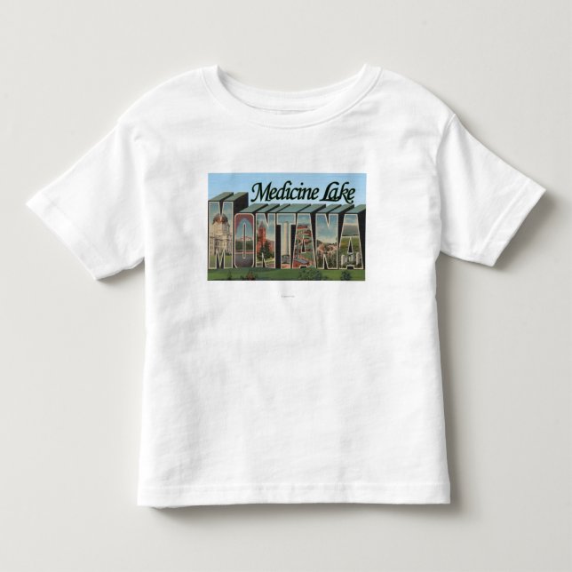 Medicine Lake, Montana Toddler T-Shirt (Front)