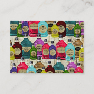Medicine Man Magic Potion Apothecary Tonic Bottles Business Card