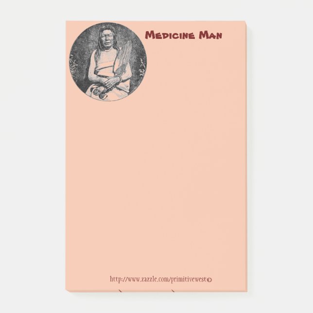 "Medicine Man" Post-it Notes (Front)