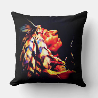 Medicine Man Throw Pillow