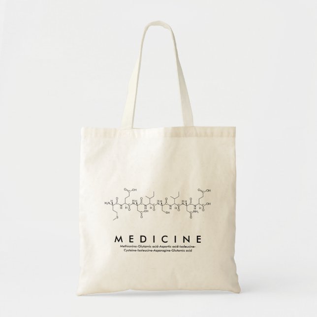 Medicine peptide word bag (Front)
