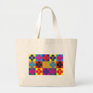 Medicine Pop Art Large Tote Bag