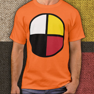 medicine wheel sacred hoop T-Shirt