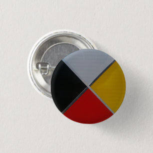 Medicine Wheel Small Round Button