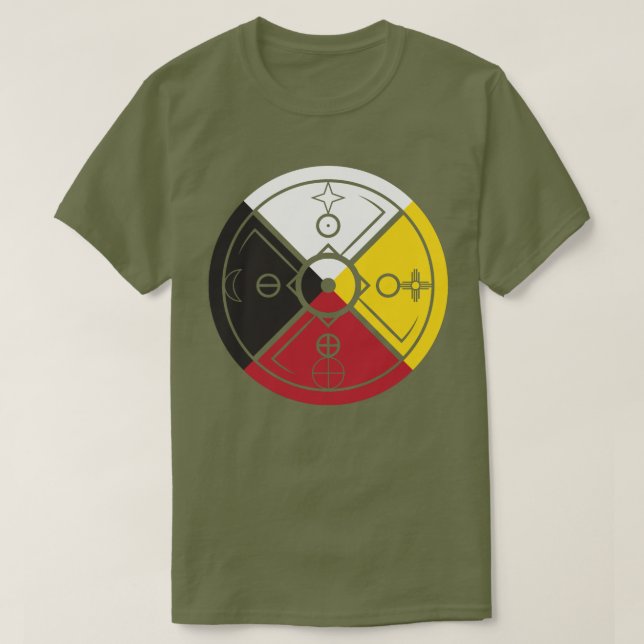 medicine wheel T-Shirt (Design Front)