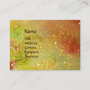 MEDIEVAL ALLEY BY NIGHT IN FLORENCE BUSINESS CARD