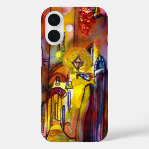 MEDIEVAL ALLEY BY NIGHT IN FLORENCE   Case-Mate SA iPhone 16 Case