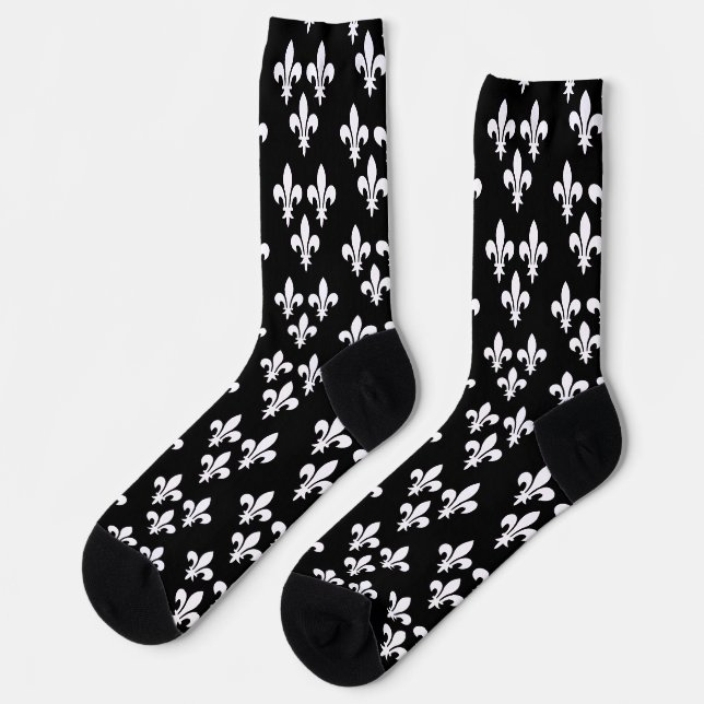 Medieval Banner of France Socks (Left)