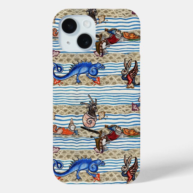 MEDIEVAL BESTIARY,SEA MONSTERS FANTASY ANIMALS  Case-Mate iPhone CASE (Back)
