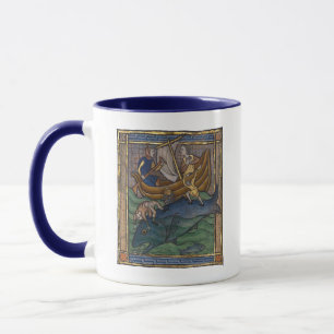 Medieval Bestiary Whale c. 1270 Mug