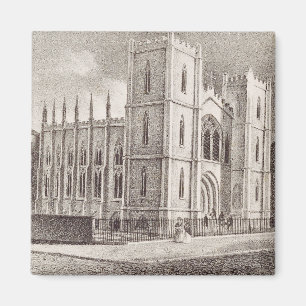 Medieval Christian Church Magnet