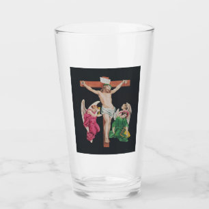 Medieval Crucifixion of Jesus Christ Glass