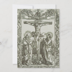 Medieval Crucifixion of Jesus Christ Holiday Card