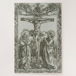 Medieval Crucifixion of Jesus Christ Jigsaw Puzzle