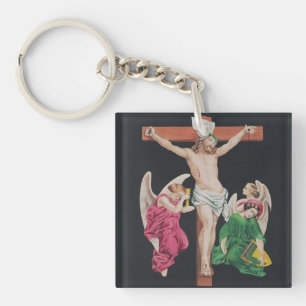 Medieval Crucifixion of Jesus Christ Key Ring