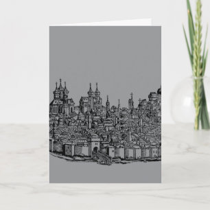 Medieval Erfurt Premium Chronicle of Thuringia Art Card