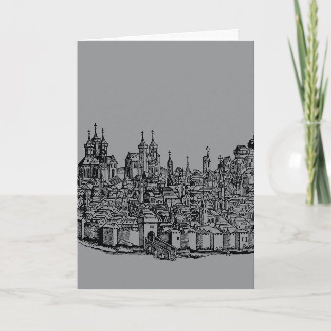 Medieval Erfurt Premium Chronicle of Thuringia Art Card (Front)