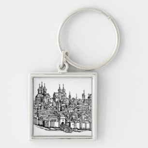 Medieval Erfurt Premium Chronicle of Thuringia Art Key Ring