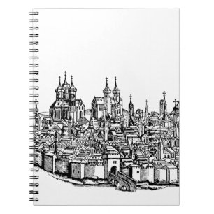 Medieval Erfurt Premium Chronicle of Thuringia Art Notebook