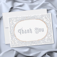 Medieval Fantasy Blue & Gold Etching Wedding
