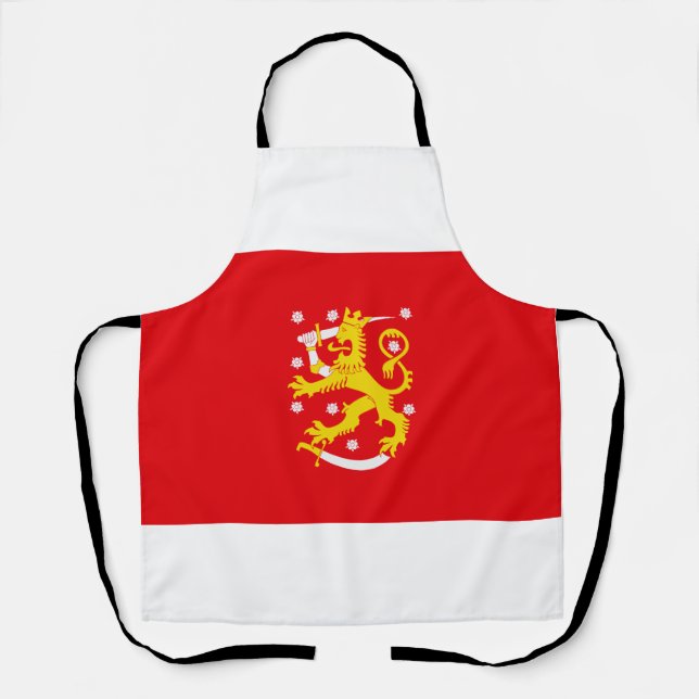 Medieval Flag of Finland Apron (Front)