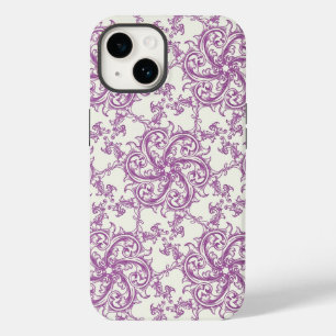 medieval flower pattern phone case
