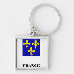 Medieval French Royal Standard Fidelity Heraldic Key Ring