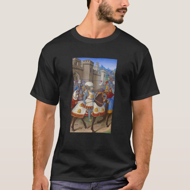 Medieval King of France Louis XII Le Voyage de Gên T-Shirt (Front)