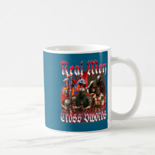 Medieval Knight Armor Meme Renaissance Real Men Cr Coffee Mug