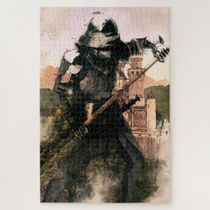 Medieval Knight of the Old Ages Jigsaw Puzzle