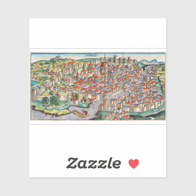 Medieval landmark of Florence in Italy (Sheet)