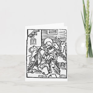 MEDIEVAL NATIVITY CHRISTMAS CARD