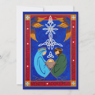 Medieval Nativity Christmas Card