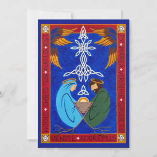 Medieval Nativity Christmas Card