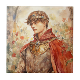 Medieval Prince Ceramic Tile