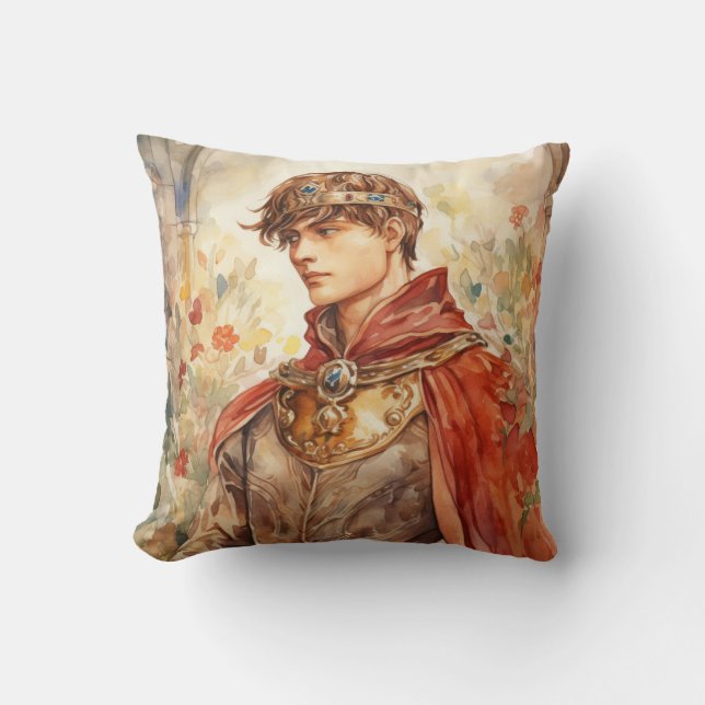 Medieval Prince Cushion (Front)