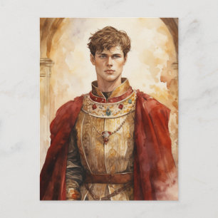 Medieval Prince Postcard