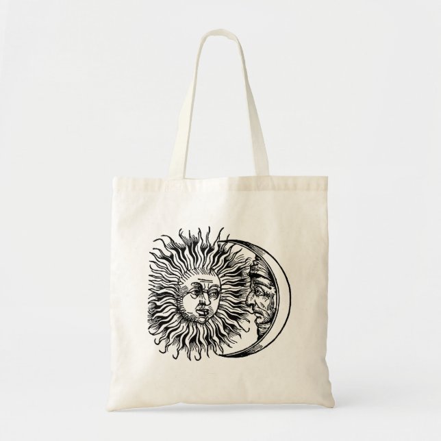 Medieval sun and moon tote bag (Front)